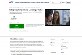 Entrepreneurial Operations: Launching a Startup